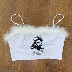 praying Lamb Crop Top